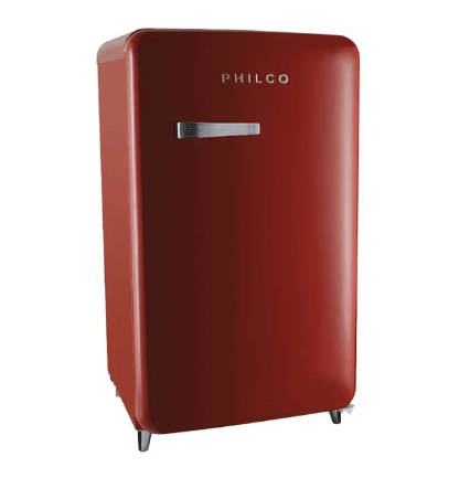 Geladeira colorida frigobar vermelho