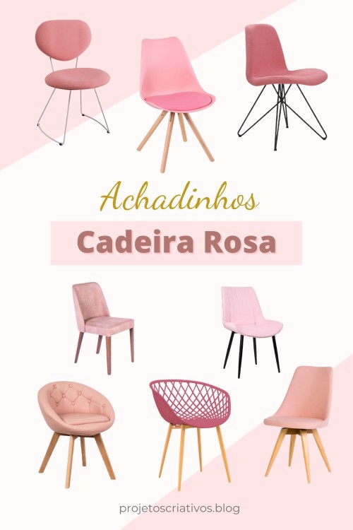 cadeira rosa
