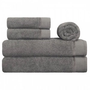 Comprar jogo de toalhas 100% algodão cinza