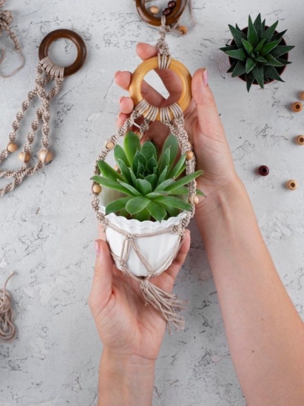 Itens artesanais para decoração de casa