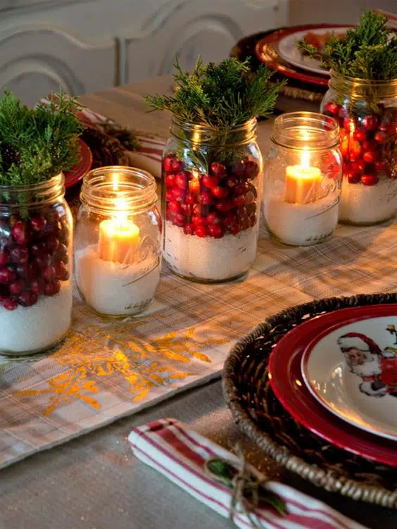 Centro de Mesa de Natal Simples de Fazer: 7 modelos + dicas Centro de mesa de natal