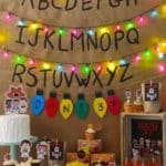 Decoração Stranger Things festa aniversário