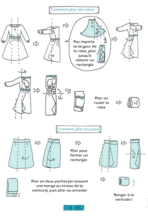Como dobrar roupas para organização de casa